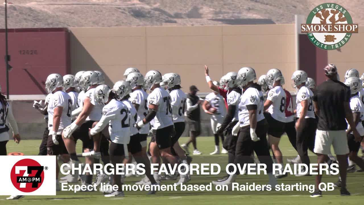 Chargers favored against Raiders