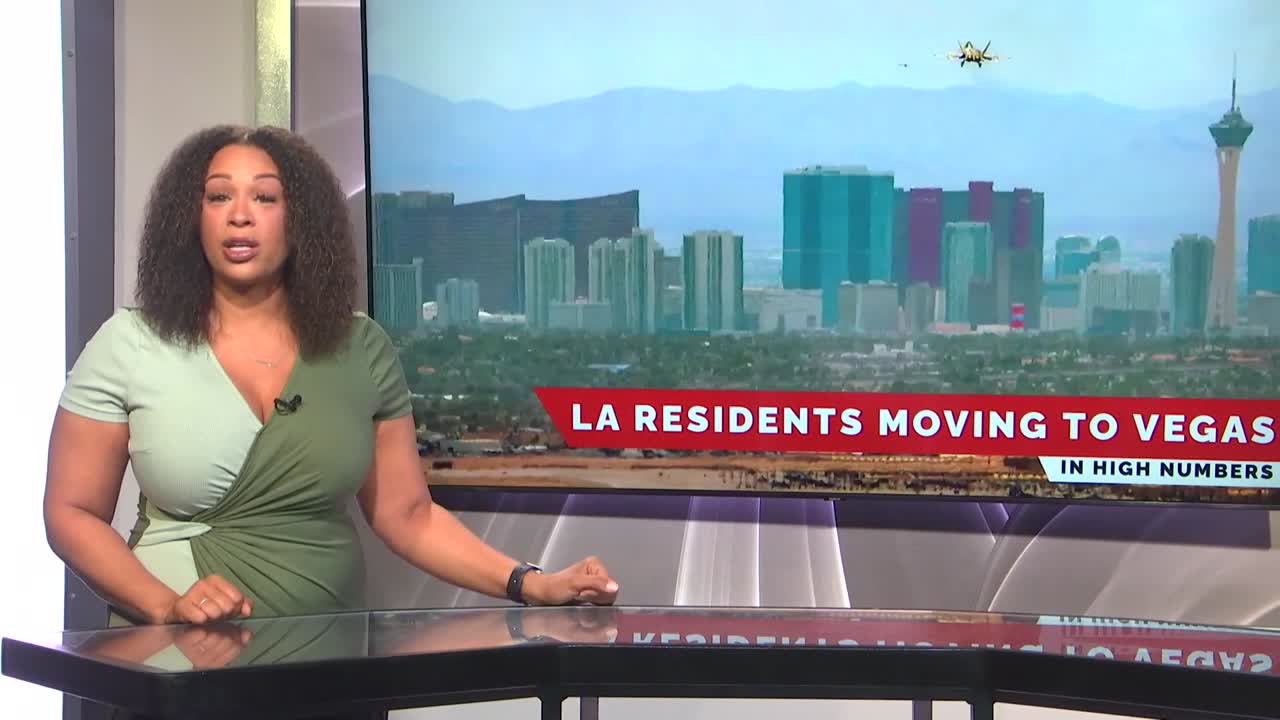 Amount of LA residents moving to Las Vegas