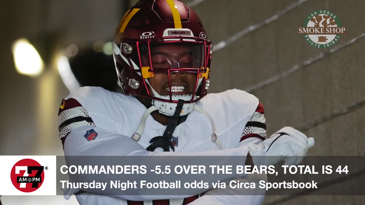 TNF Betting Odds  Bears at Commanders Thursday Night Football