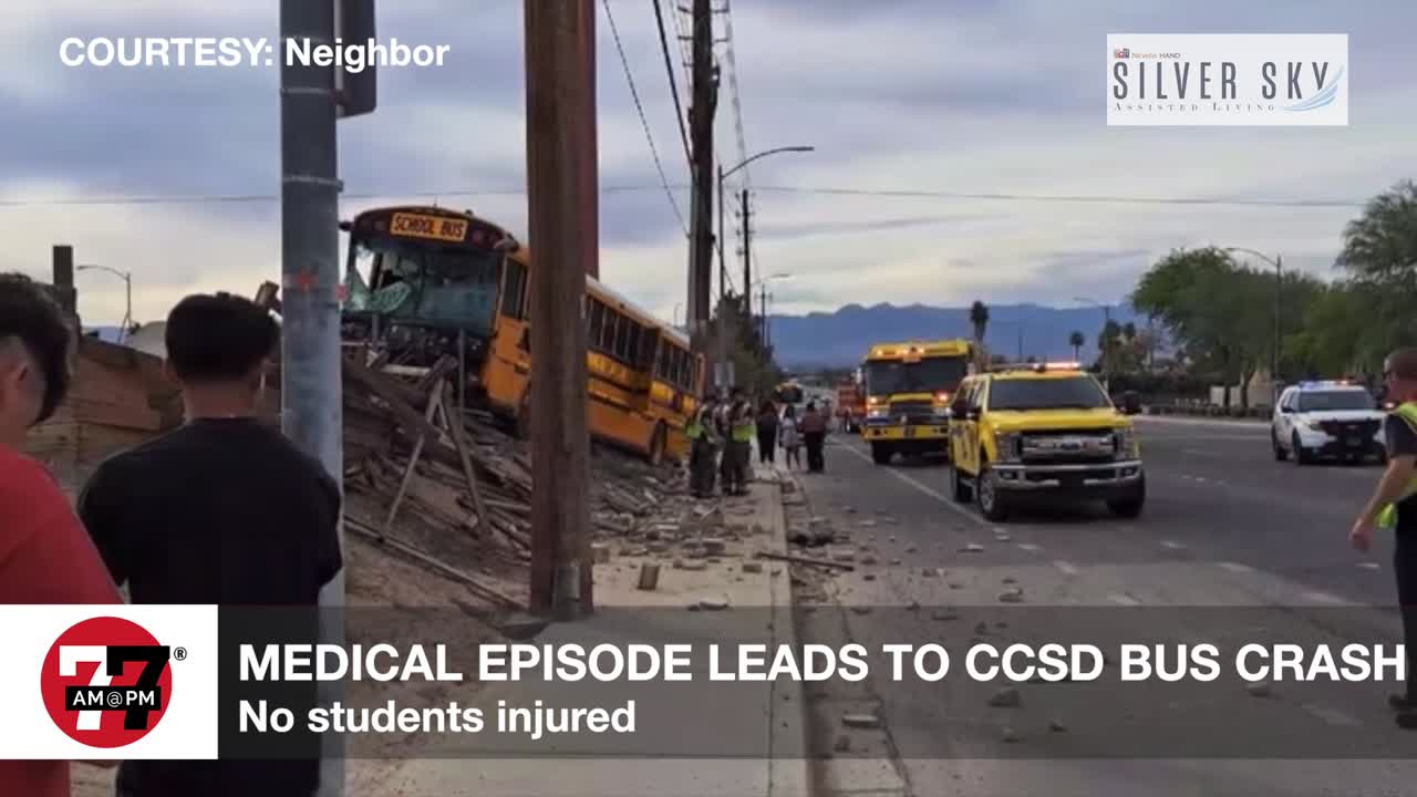Bus Crash in East Las Vegas Valley