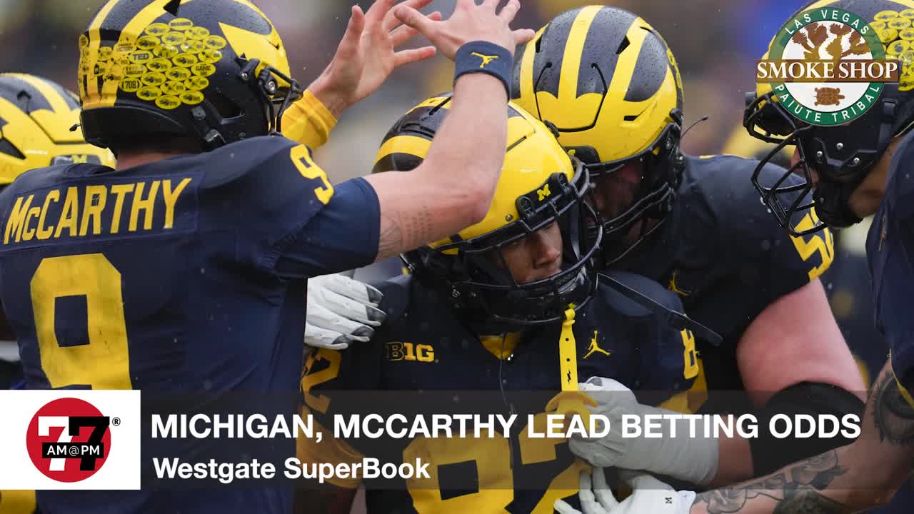Michigan, Mccarthy lead betting odds