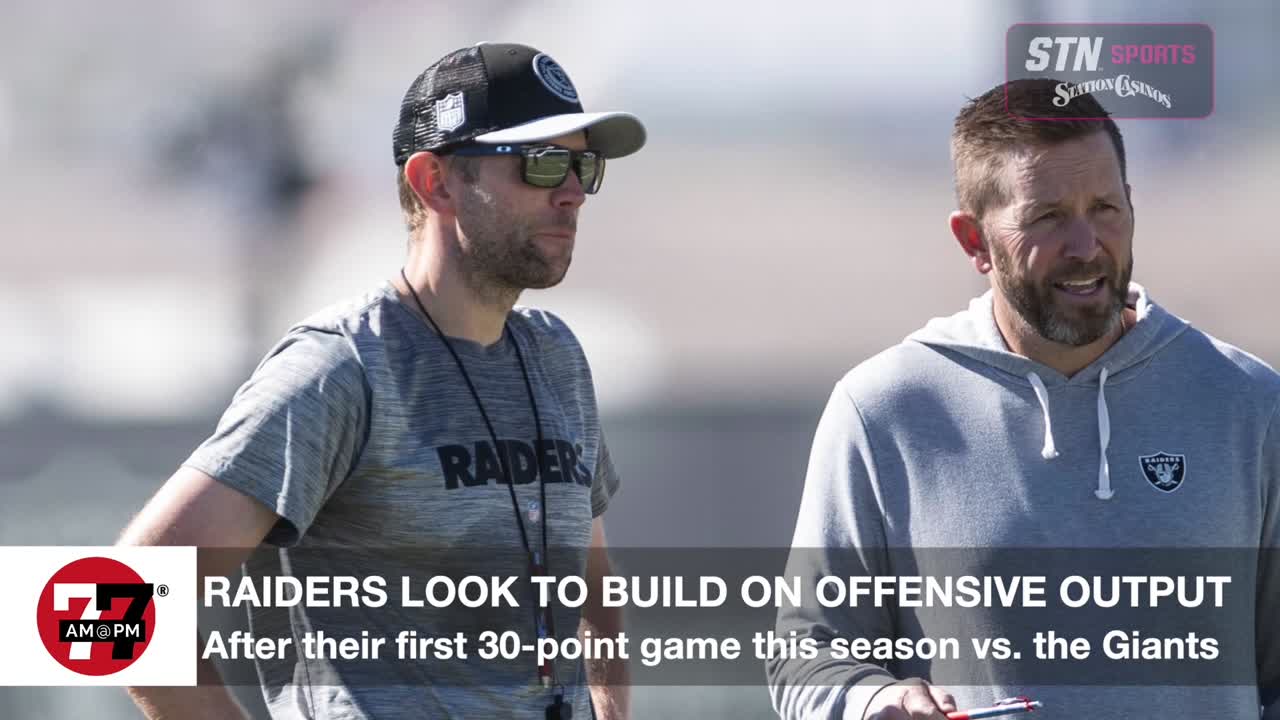 Raiders look to build offensive momentum
