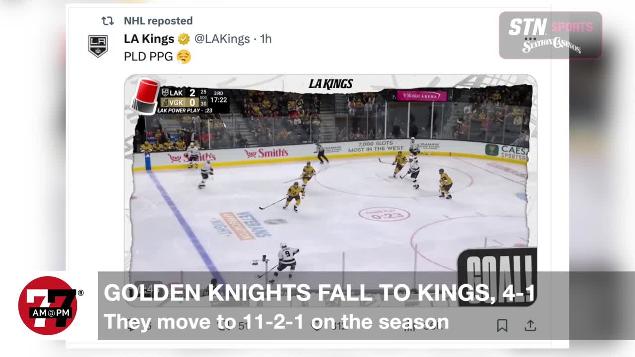 Golden Knights fall to the Kings