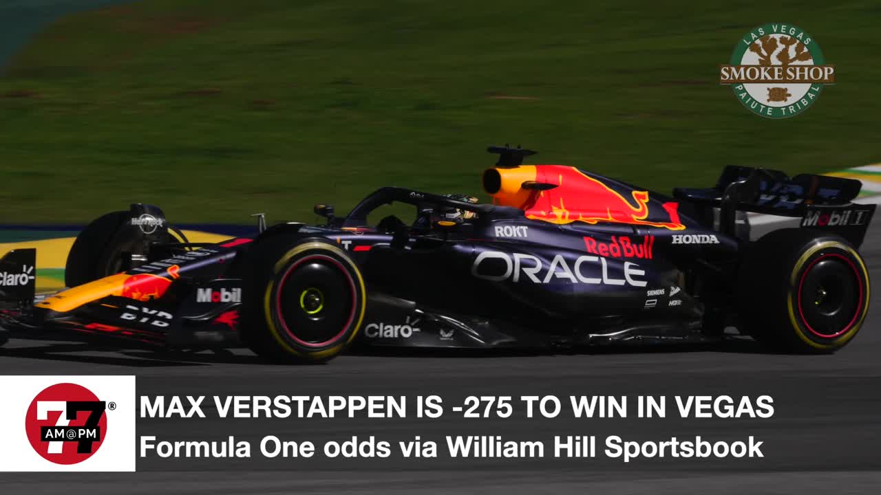 Max Verstappen is -275 to win F1 race