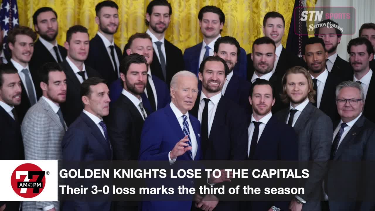 Golden Knights lose to Capitals