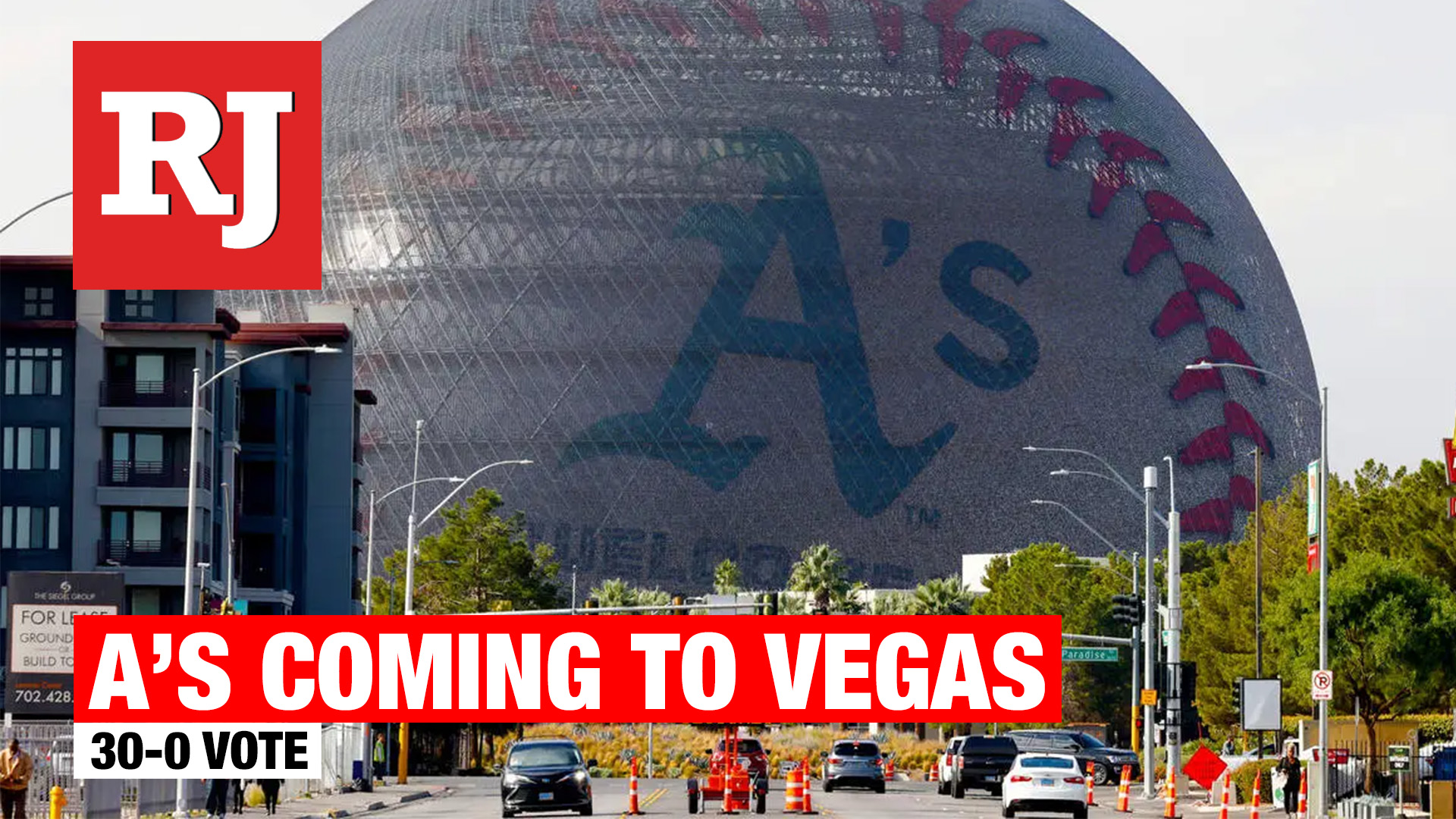 A's coming to Las Vegas with 30-0 vote