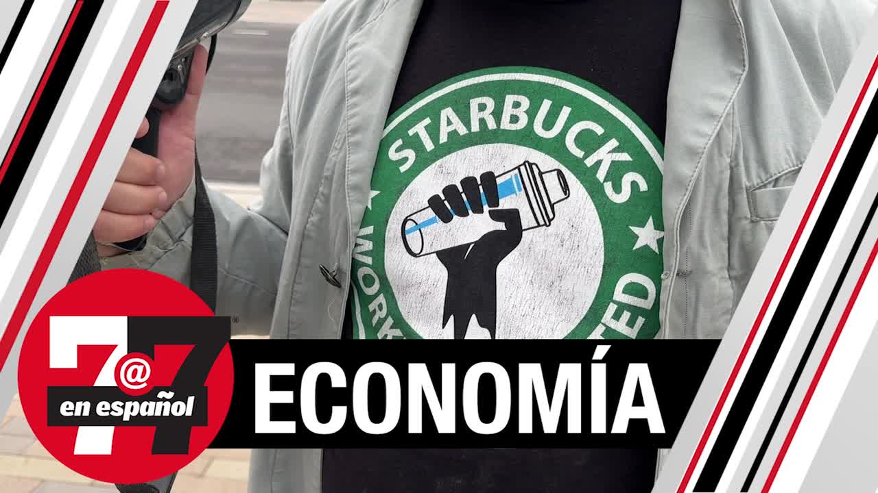 Trabajadores de Starbucks en Las Vegas hacen huelga