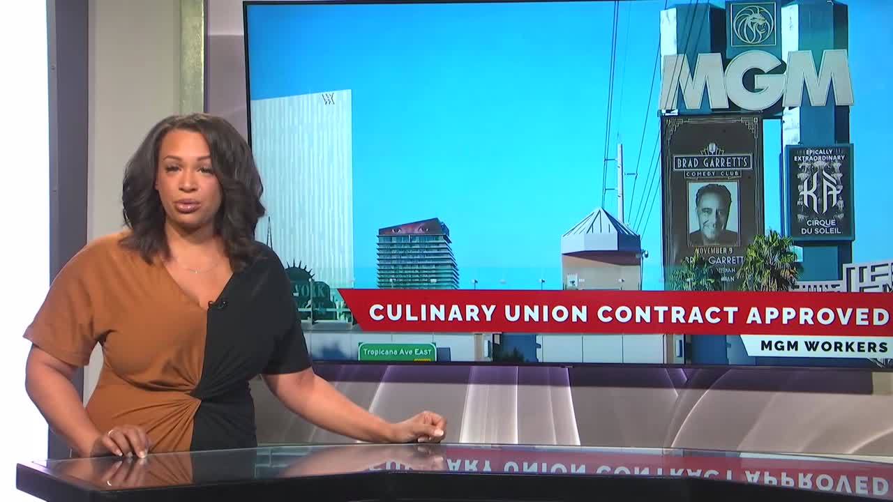 MGM workers cast 99% of vote for Culinary Union contract