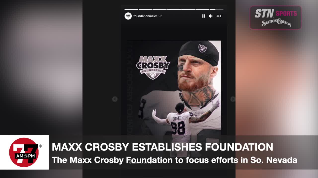 Maxx Crosby establishes foundation