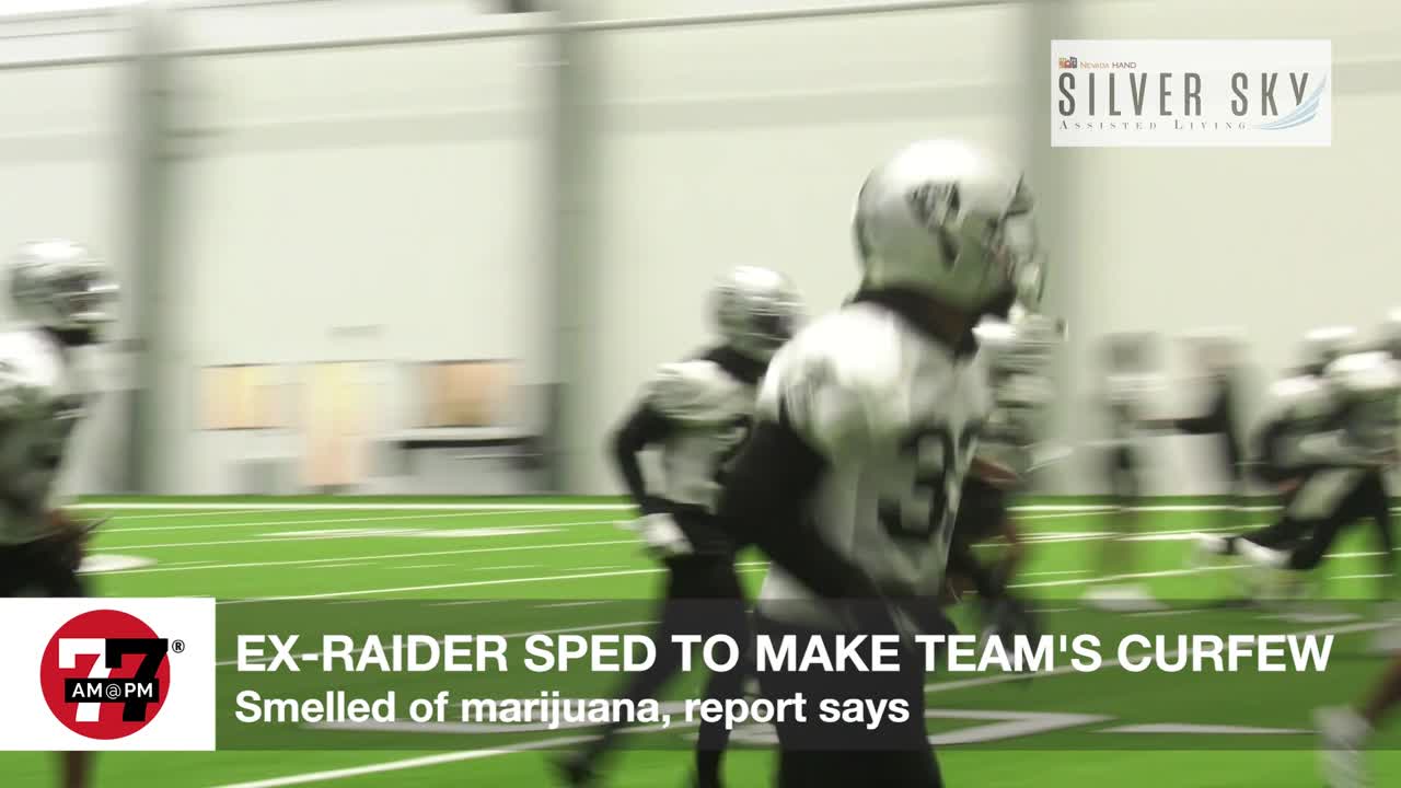 Ex-Raider sped to make team’s curfew, smelled of marijuana, report says