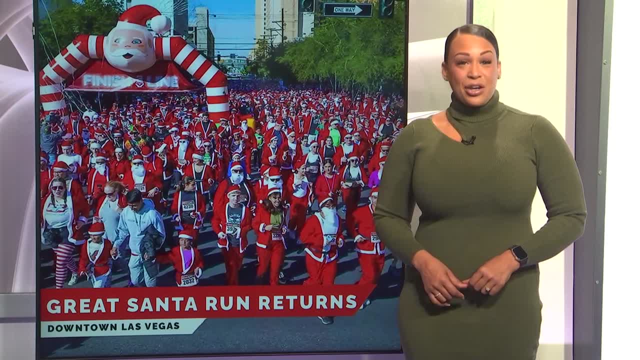 The Great Santa Run returns to downtown Las Vegas