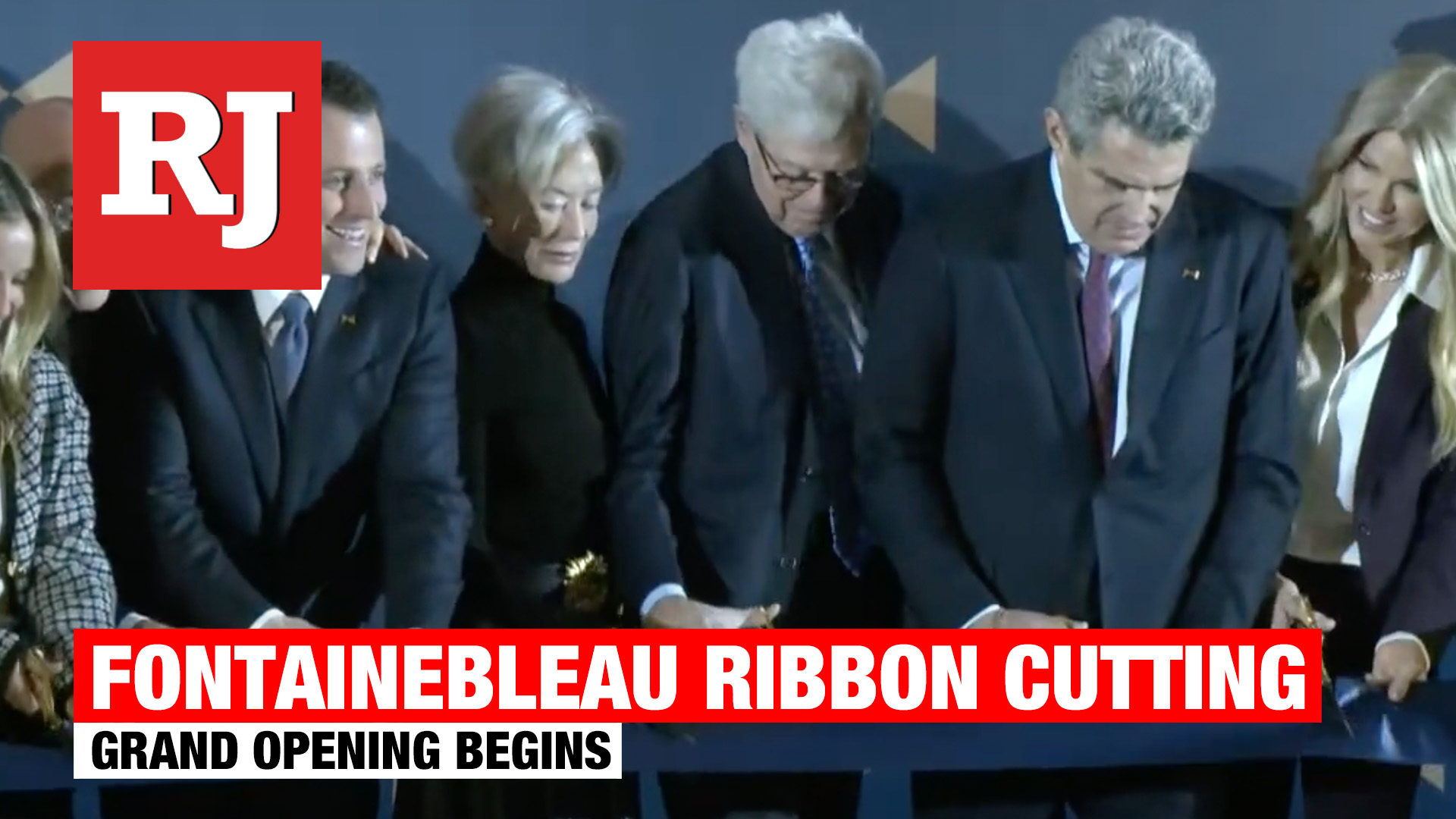 Fontainebleau ribbon cutting ceremony
