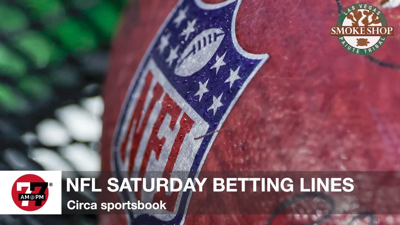 NFL bettings line for Saturday games