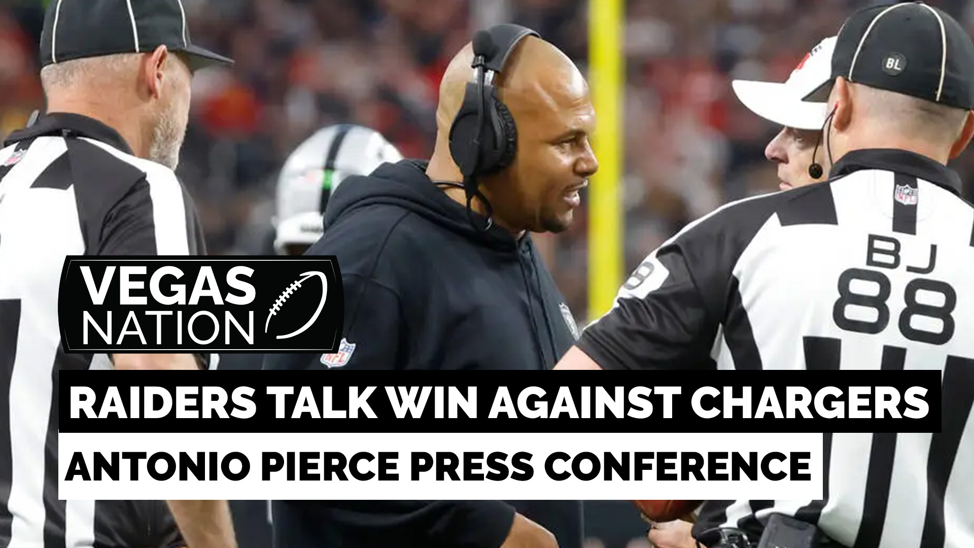 Raiders coach on big win over Chargers