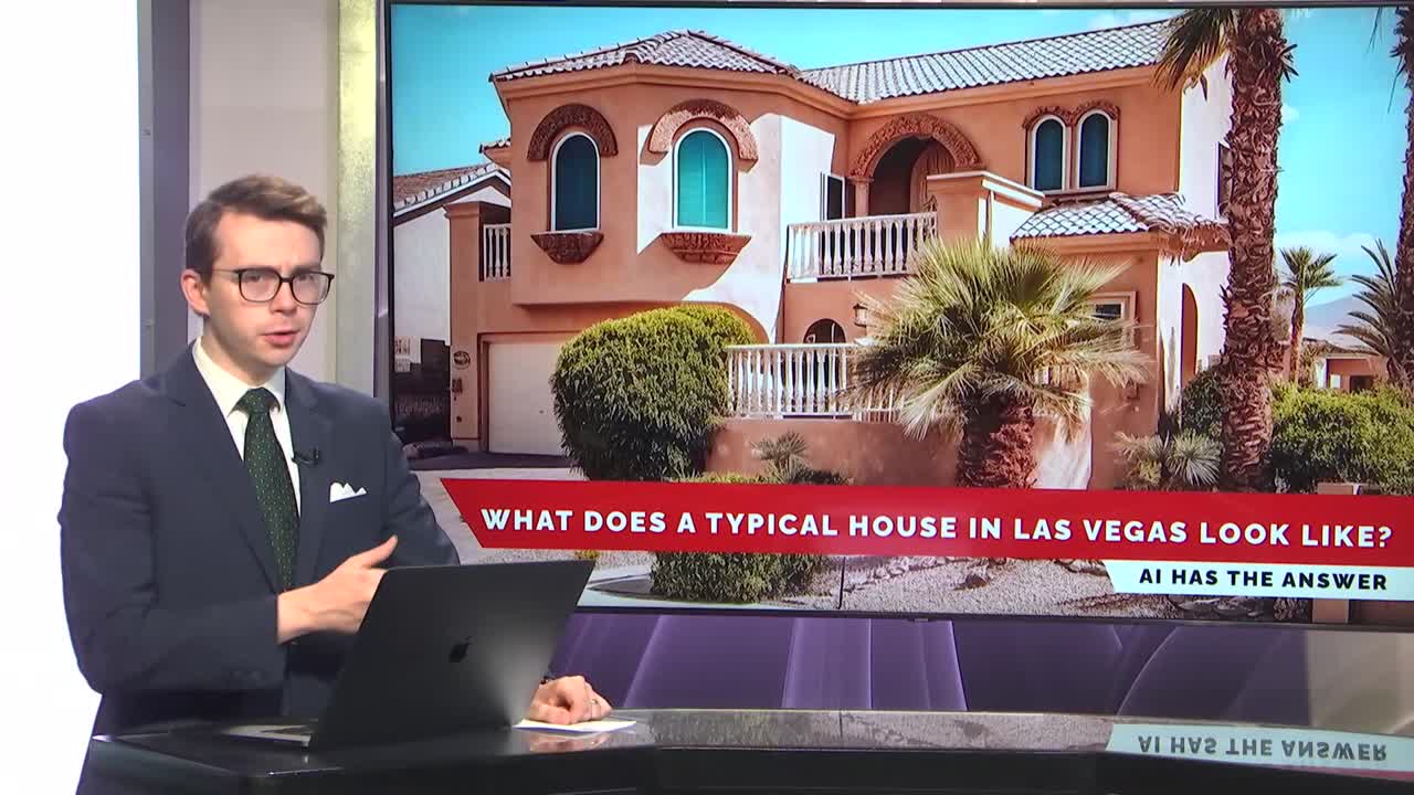 What does a typical house in Las Vegas look like?