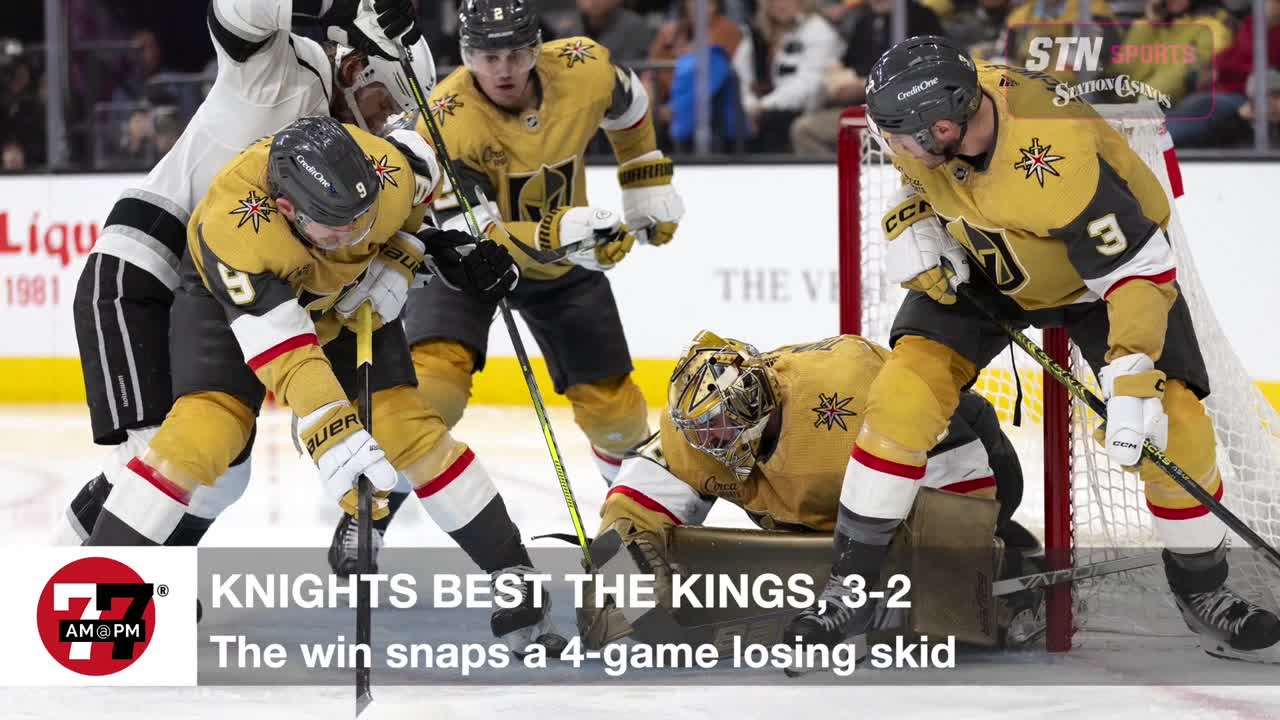 Knights defeat Kings to end 4-game losing streak
