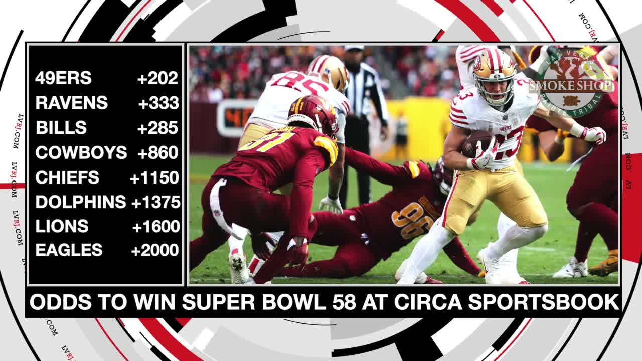 Odds to win Super Bowl 58 via Circa Sportsbook
