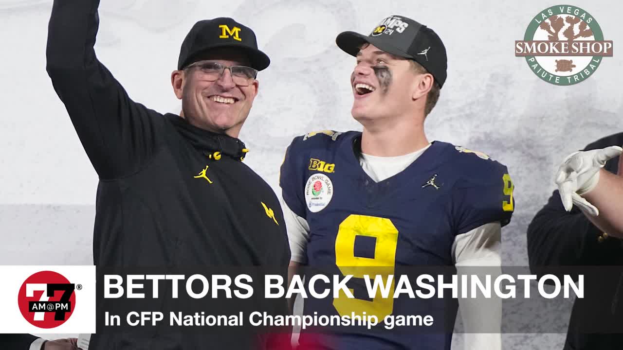 Bettors back Washington in CFP National Championship game