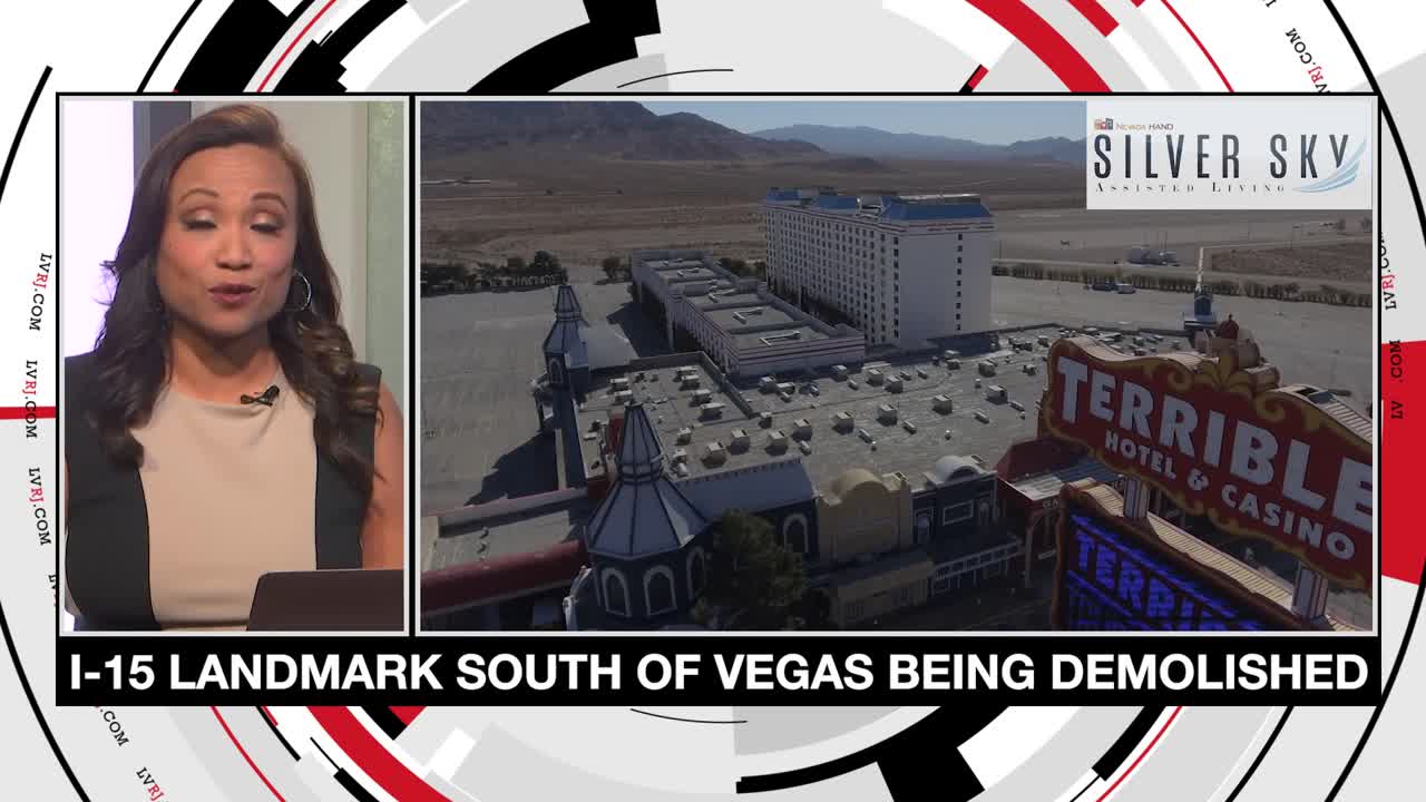 I-15 landmark south of Vegas being demolished