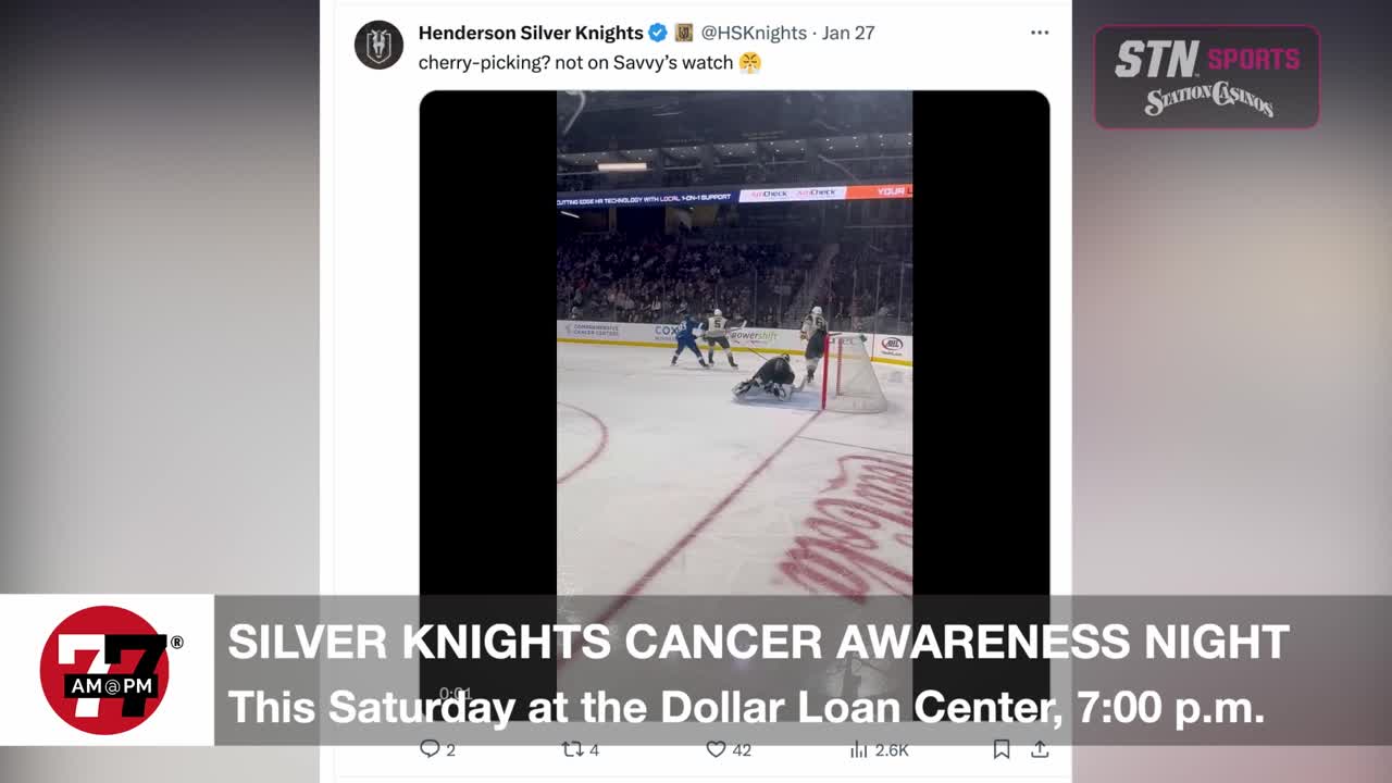 Silver Knights cancer awareness night