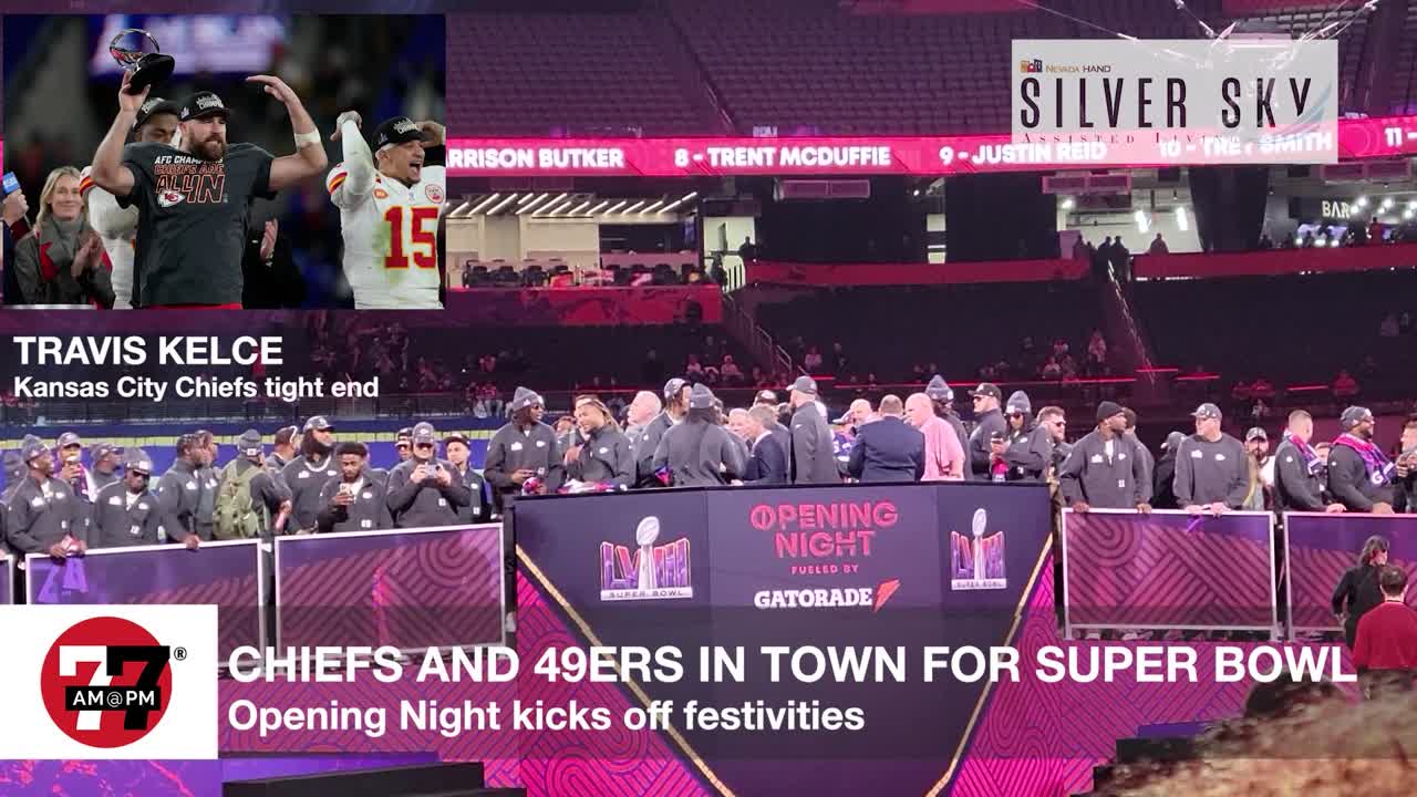 Chiefs and 49ers In town for Super Bowl