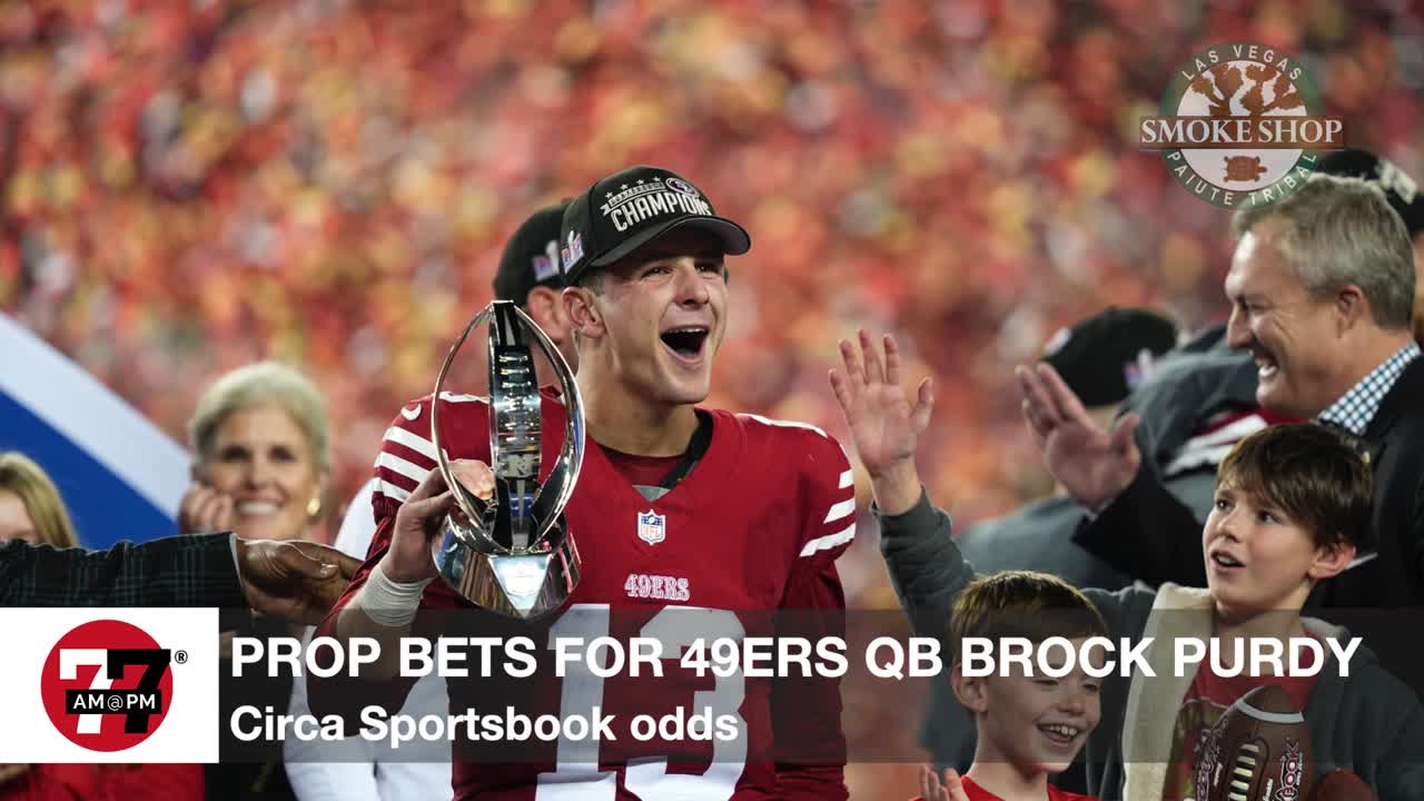 Prop bets for 49ers quarterback Brock Purdy
