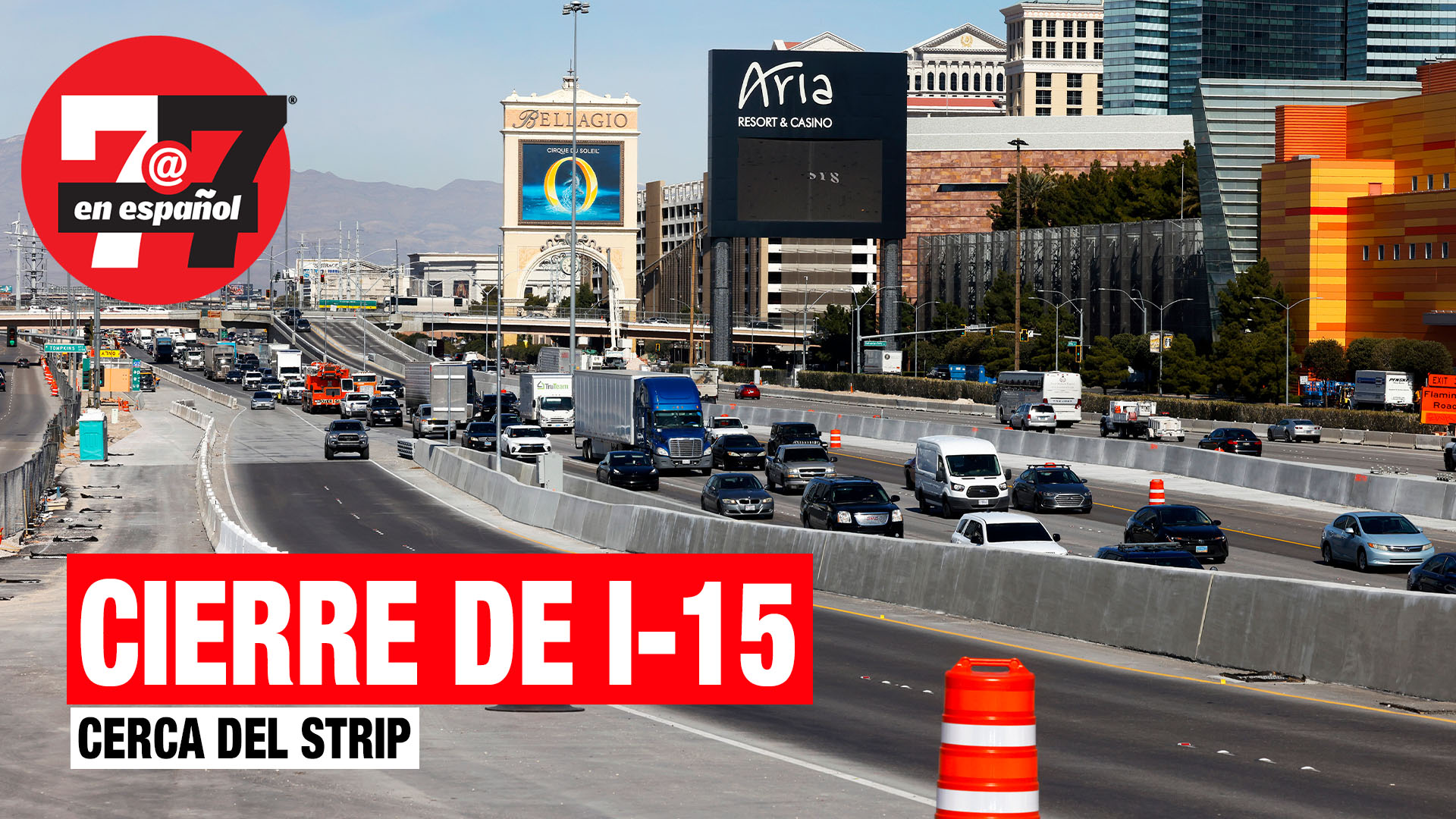 Noticias de Las Vegas | Cierran la I-15 en su totalidad por trabajos de construcción