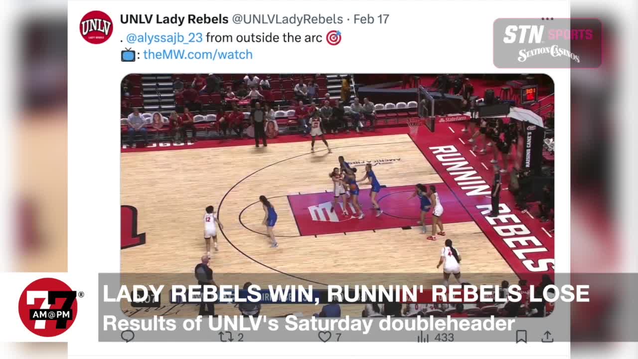 Lady Rebels Win, Runnin' Rebels lose