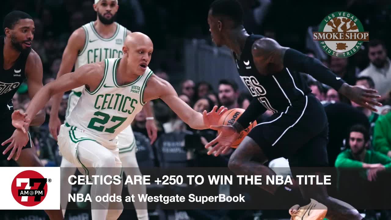 Celtics are plus 250 to win the NBA Tilte