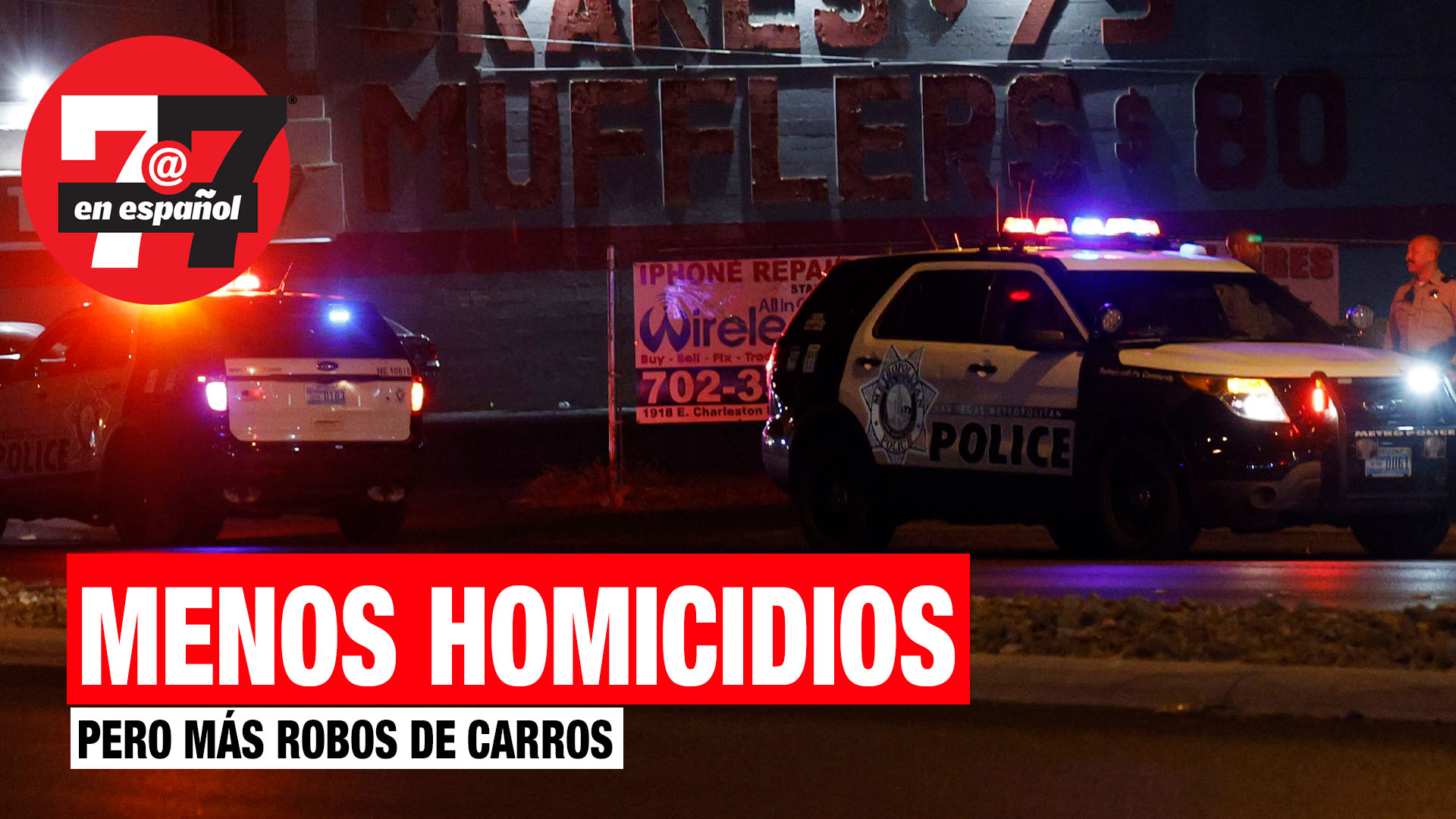 Noticias de Las Vegas | Hay menos homicidios pero más robos de carros en LV