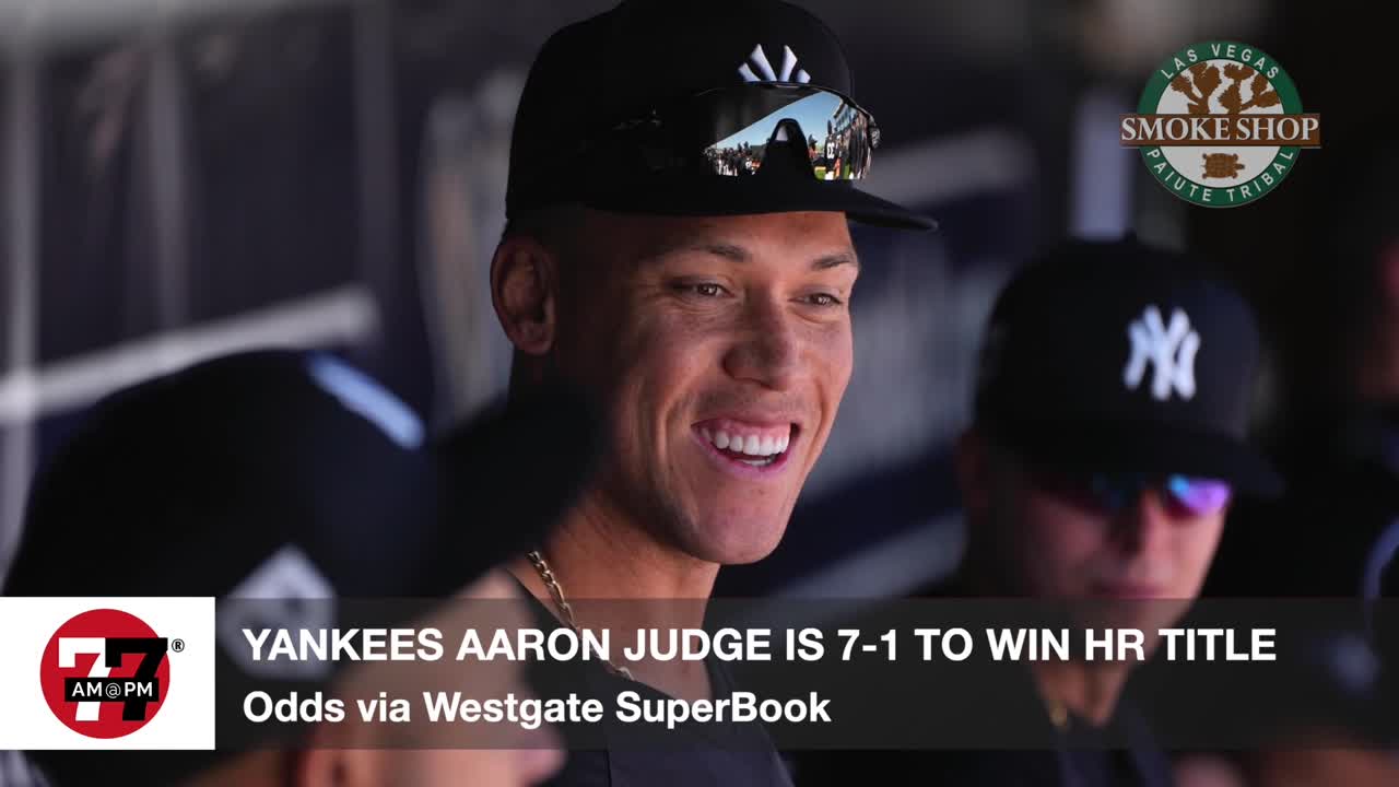 Aaron Judges is 7-1 to win home run title