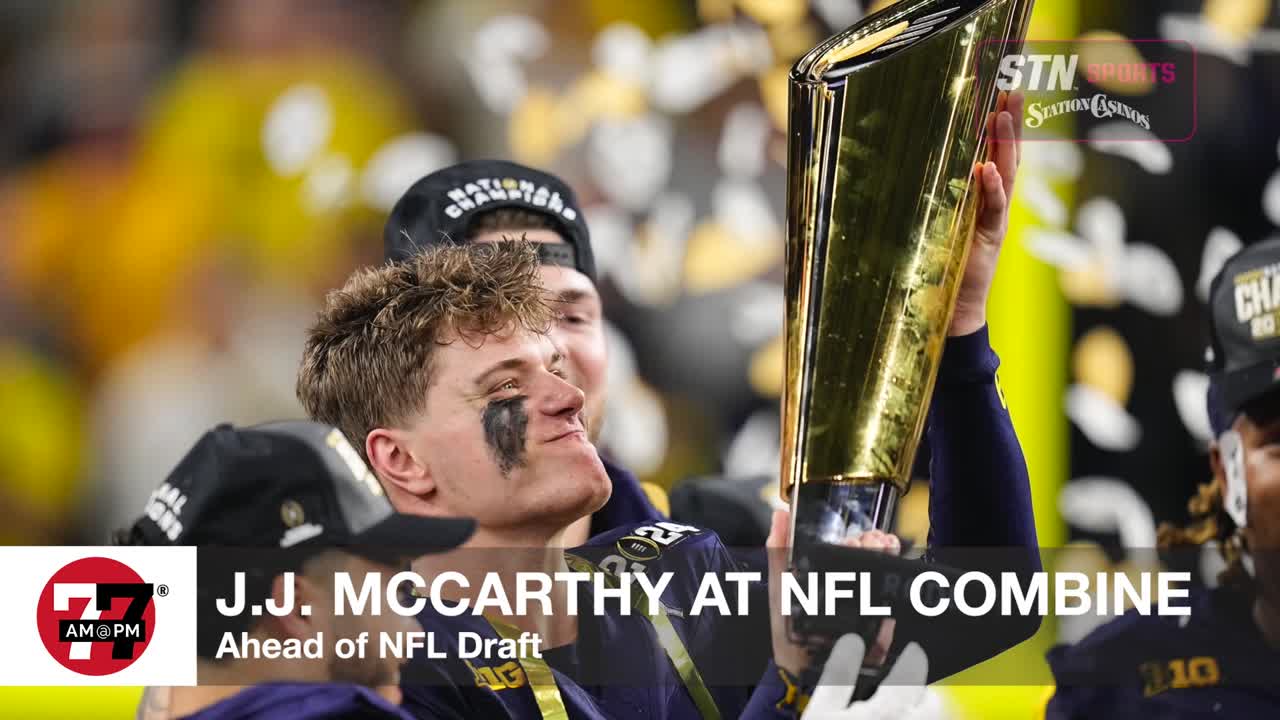 J.J. McCarthy at NFL Combine