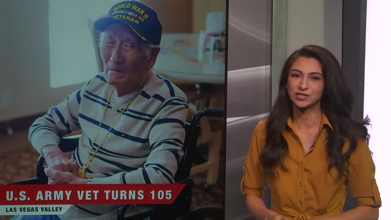 Army Veteran turns 105 in Vegas