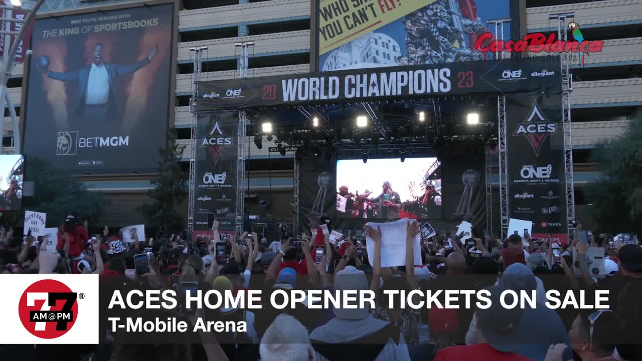 Aces Home Opener tickets on sale