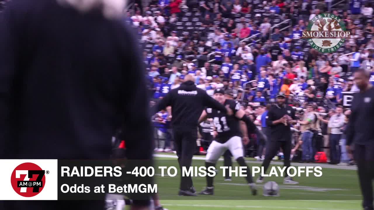 Raiders odds to miss the NFL playoffs