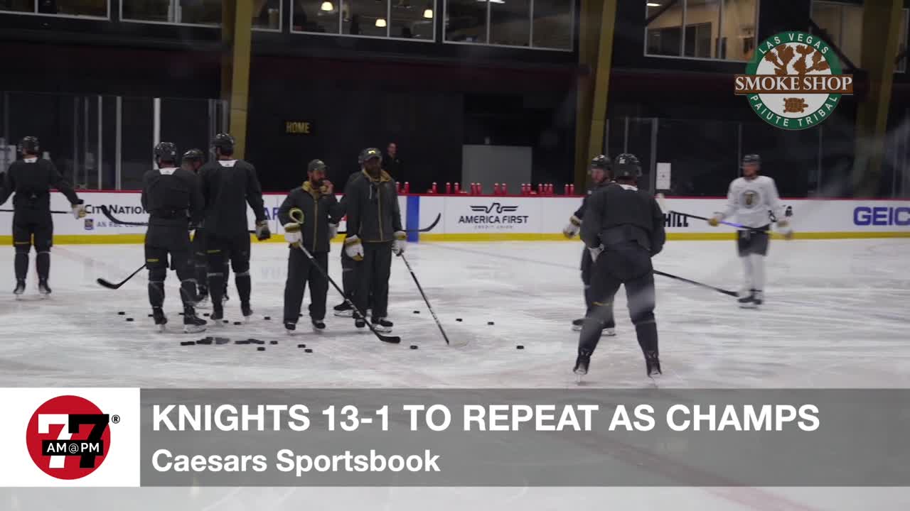 Golden Knights 13-1 to repeat as champs