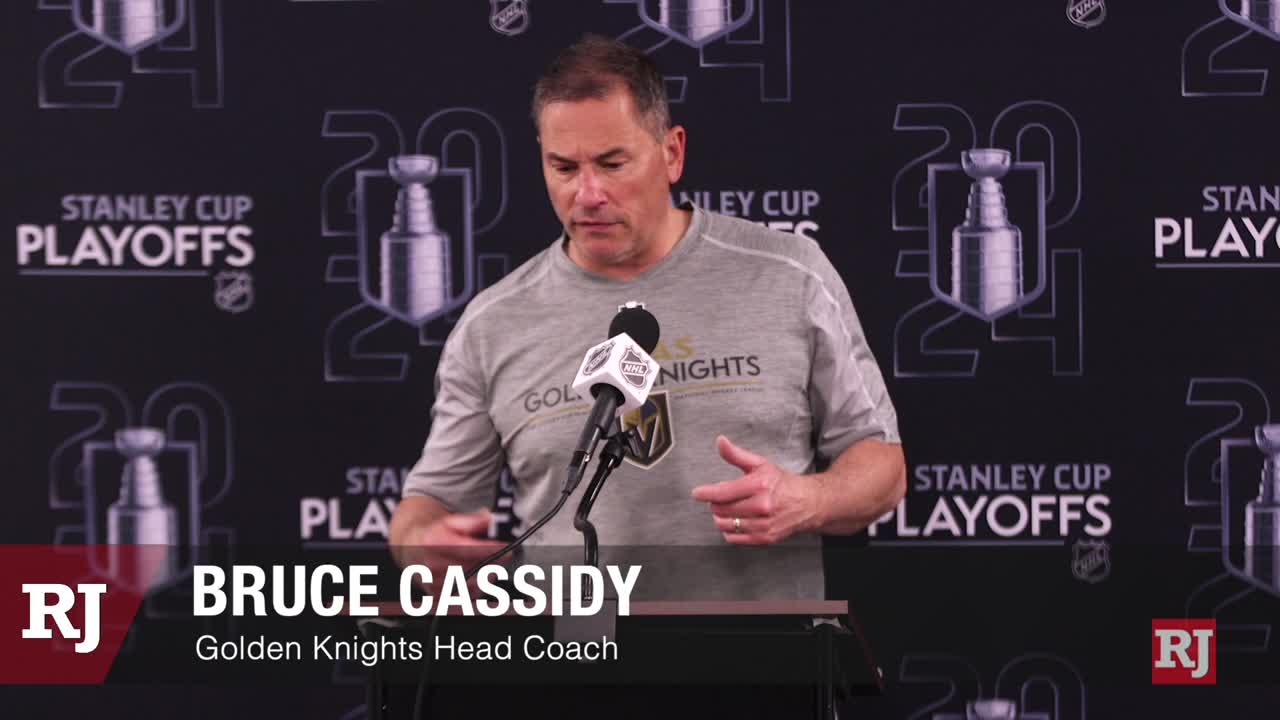 Knights players prepare for the Stars, Cassidy on team health