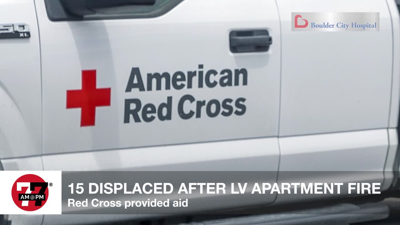 Red Cross helps 15 displaced in Las Vegas apartment building fire