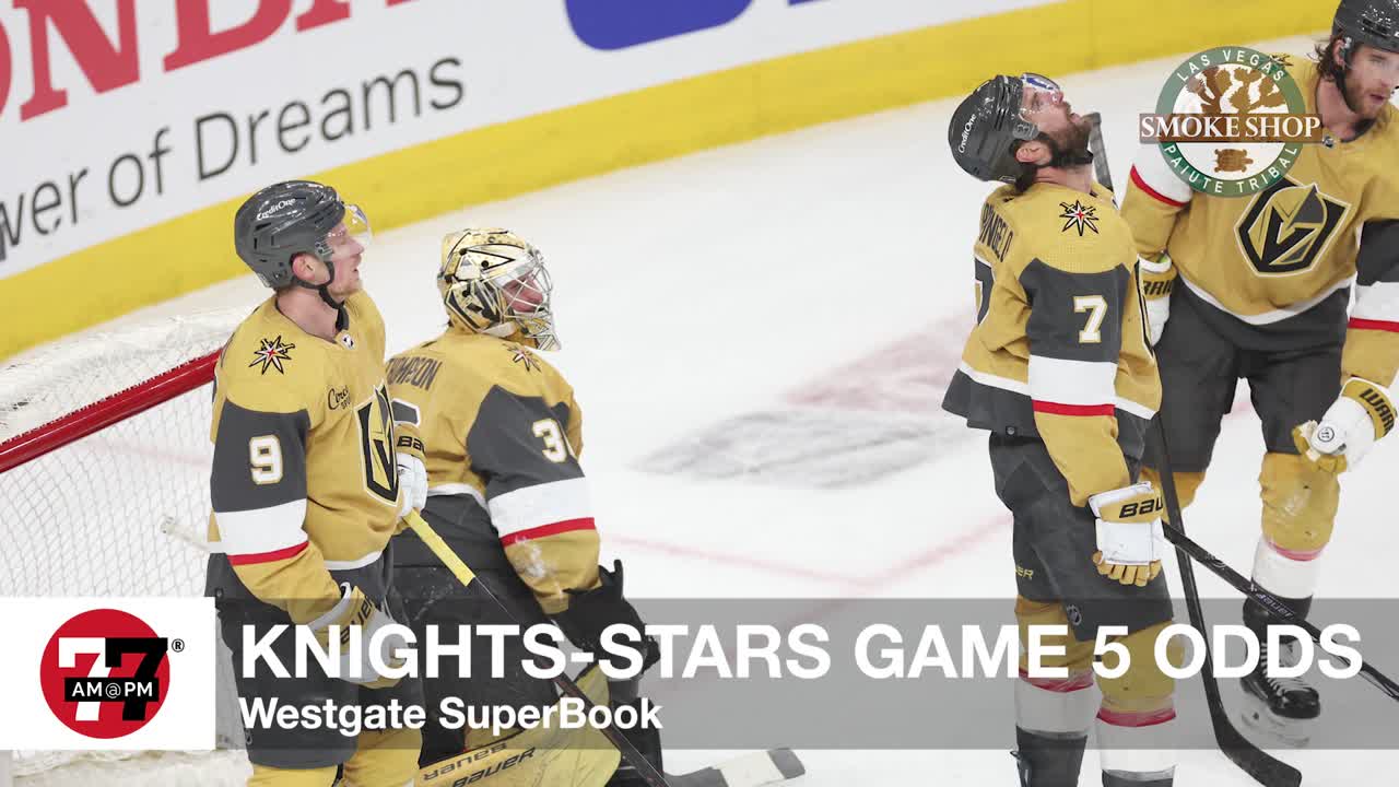 Knights-Stars game five odds