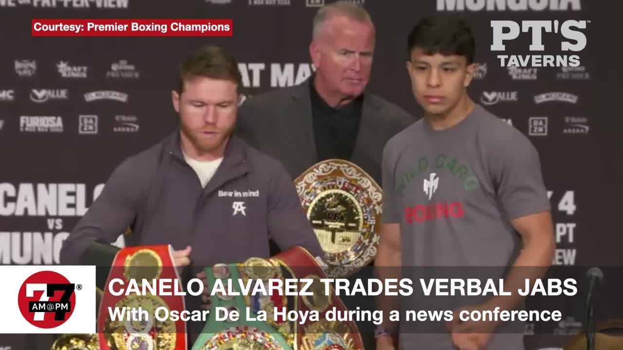 Canelo Alvarez trades verbal jabs with Oscar De La Hoya