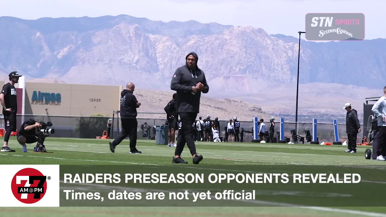 Raiders preseason opponents revealed