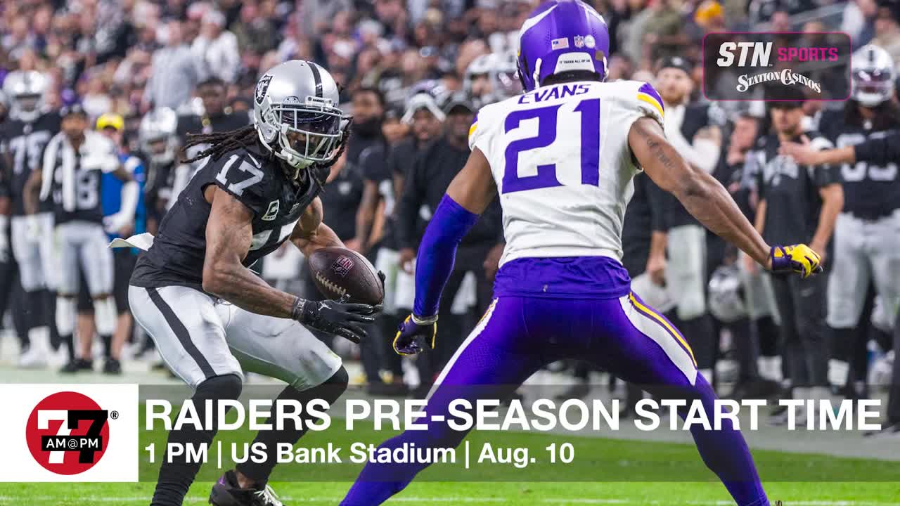 Raiders first pre-season game start time