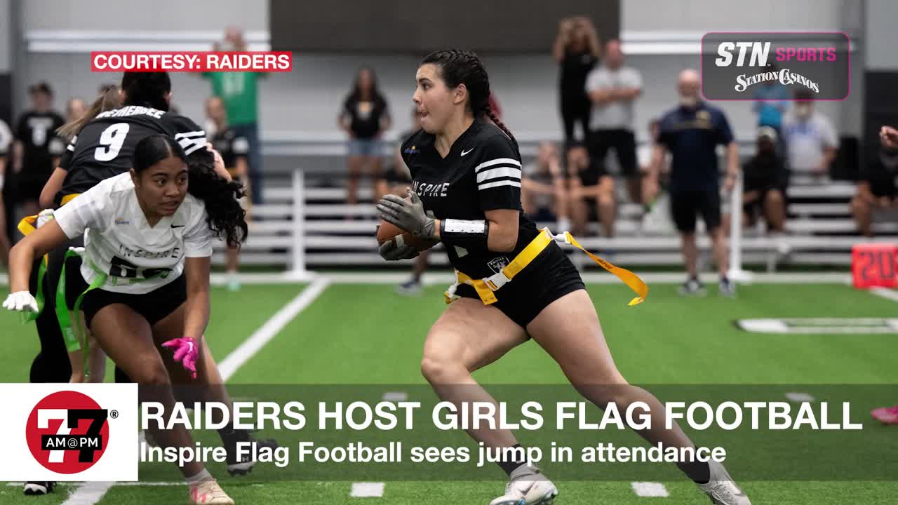 Raiders host girls flag football