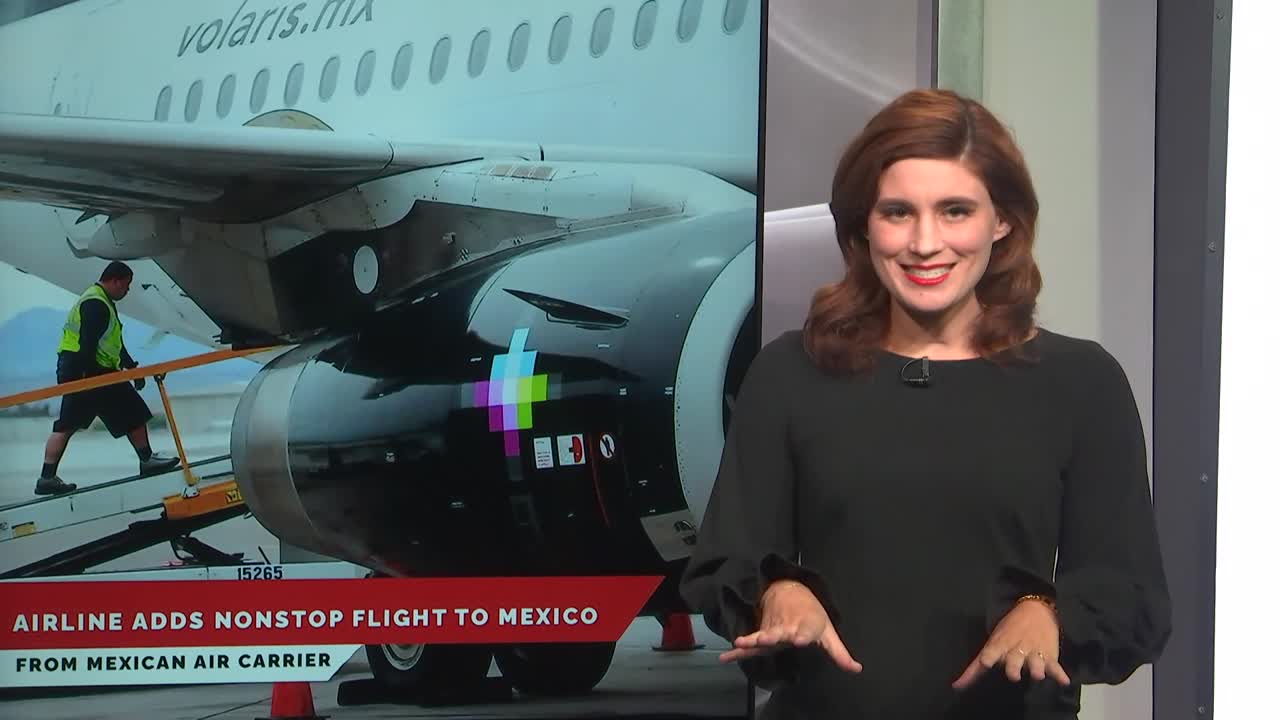 This airline will fly nonstop between Las Vegas and a Mexico city