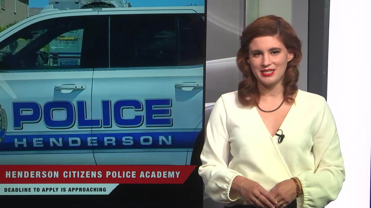 Apply for citizens police academy in Henderson