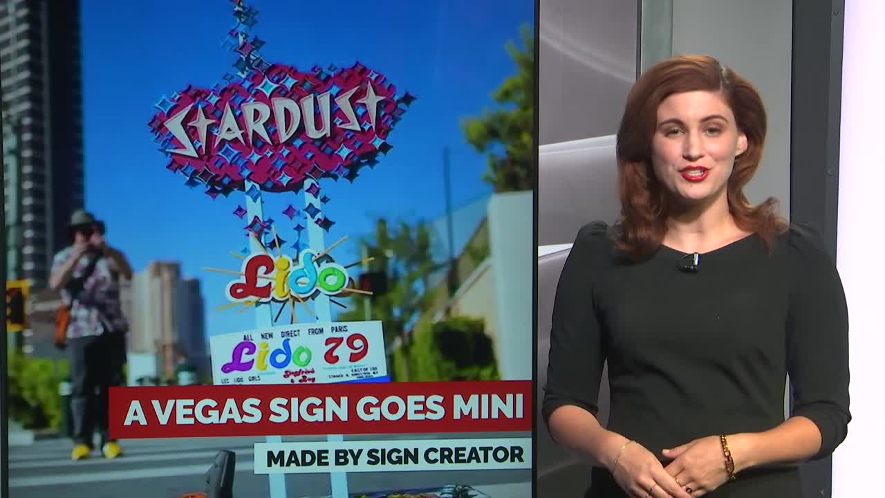 Mini version of classic Strip sign goes to Neon Museum