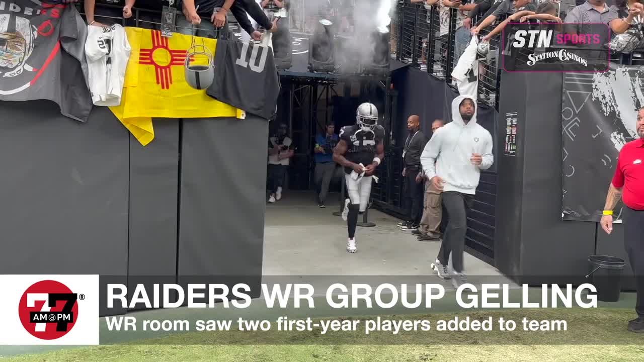Raiders Wide Receiver group gelling