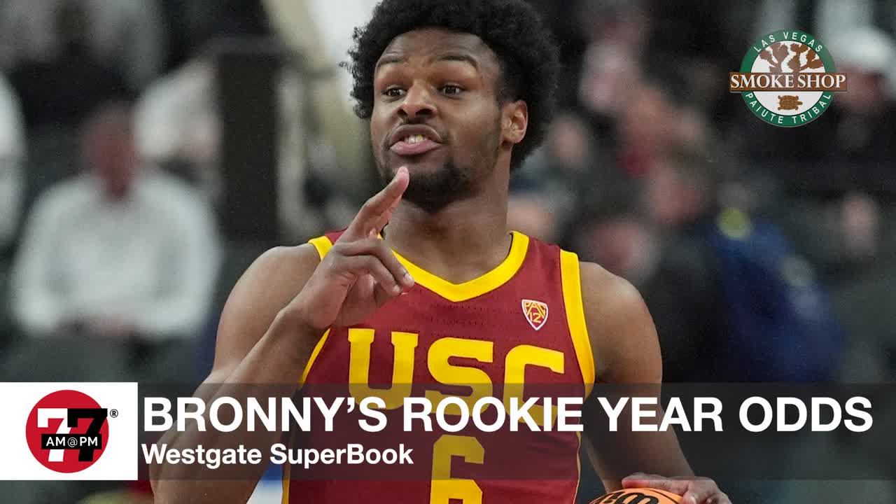 Bronny's rookie year odds at Westgate