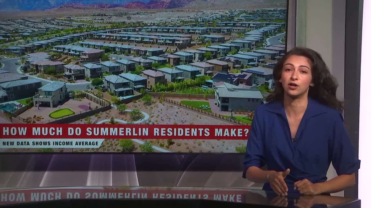How much do Summerlin residents make?