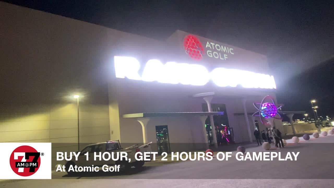 Buy one hour, get two hour of gameplay at Atomic Golf